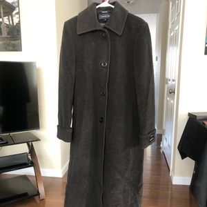 NEW JONES NEW YORK ANGORA BLEND WOMENS COAT SIZE 8